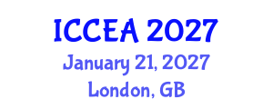 International Conference on Computer Engineering and Applications (ICCEA) January 21, 2027 - London, United Kingdom