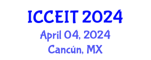 International Conference on Computer Engineering and Information Technology (ICCEIT) April 04, 2024 - Cancún, Mexico