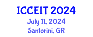 International Conference on Computer Engineering and Information Technology (ICCEIT) July 11, 2024 - Santorini, Greece