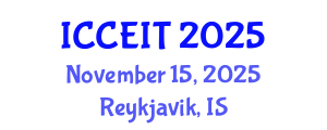 International Conference on Computer Engineering and Information Technology (ICCEIT) November 15, 2025 - Reykjavik, Iceland