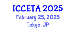 International Conference on Computer Engineering : Theory and Application (ICCETA) February 25, 2025 - Tokyo, Japan