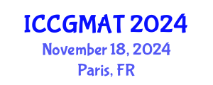 International Conference on Computer Games, Multimedia and Allied Technology (ICCGMAT) November 18, 2024 - Paris, France