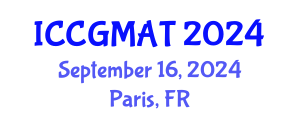 International Conference on Computer Games, Multimedia and Allied Technology (ICCGMAT) September 16, 2024 - Paris, France