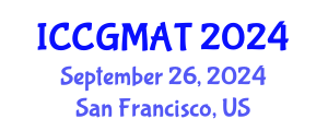 International Conference on Computer Games, Multimedia and Allied Technology (ICCGMAT) September 26, 2024 - San Francisco, United States