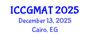 International Conference on Computer Games, Multimedia and Allied Technology (ICCGMAT) December 13, 2025 - Cairo, Egypt