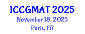 International Conference on Computer Games, Multimedia and Allied Technology (ICCGMAT) November 18, 2025 - Paris, France