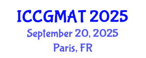 International Conference on Computer Games, Multimedia and Allied Technology (ICCGMAT) September 20, 2025 - Paris, France