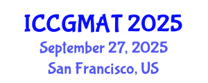 International Conference on Computer Games, Multimedia and Allied Technology (ICCGMAT) September 27, 2025 - San Francisco, United States