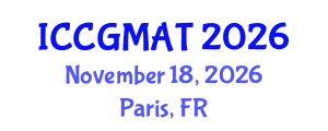 International Conference on Computer Games, Multimedia and Allied Technology (ICCGMAT) November 18, 2026 - Paris, France