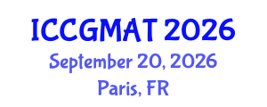 International Conference on Computer Games, Multimedia and Allied Technology (ICCGMAT) September 20, 2026 - Paris, France