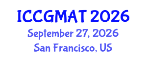 International Conference on Computer Games, Multimedia and Allied Technology (ICCGMAT) September 27, 2026 - San Francisco, United States