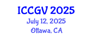 International Conference on Computer Graphics and Vision (ICCGV) July 12, 2025 - Ottawa, Canada