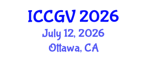 International Conference on Computer Graphics and Vision (ICCGV) July 12, 2026 - Ottawa, Canada