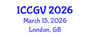 International Conference on Computer Graphics and Vision (ICCGV) March 15, 2026 - London, United Kingdom