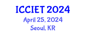 International Conference on Computer, Information and Education Technology (ICCIET) April 25, 2024 - Seoul, Republic of Korea