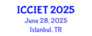 International Conference on Computer, Information and Education Technology (ICCIET) June 28, 2025 - Istanbul, Turkey