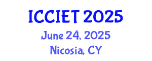International Conference on Computer, Information and Education Technology (ICCIET) June 24, 2025 - Nicosia, Cyprus