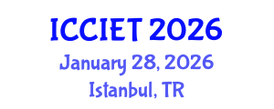 International Conference on Computer, Information and Education Technology (ICCIET) January 28, 2026 - Istanbul, Turkey
