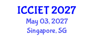 International Conference on Computer, Information and Education Technology (ICCIET) May 03, 2027 - Singapore, Singapore