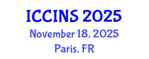 International Conference on Computer, Information and Network Security (ICCINS) November 18, 2025 - Paris, France