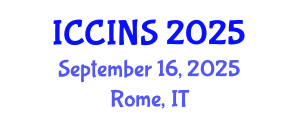 International Conference on Computer, Information and Network Security (ICCINS) September 16, 2025 - Rome, Italy