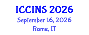 International Conference on Computer, Information and Network Security (ICCINS) September 16, 2026 - Rome, Italy