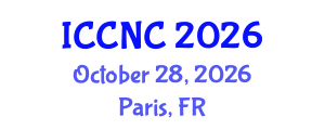 International Conference on Computer Networks and Communications (ICCNC) October 28, 2026 - Paris, France