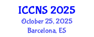 International Conference on Computer Networks and Security (ICCNS) October 25, 2025 - Barcelona, Spain
