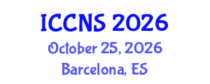 International Conference on Computer Networks and Security (ICCNS) October 25, 2026 - Barcelona, Spain