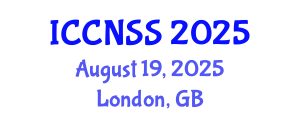 International Conference on Computer Networks and Systems Security (ICCNSS) August 19, 2025 - London, United Kingdom