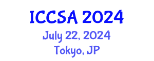 International Conference on Computer Science and Applications (ICCSA) July 22, 2024 - Tokyo, Japan