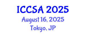 International Conference on Computer Science and Applications (ICCSA) August 16, 2025 - Tokyo, Japan
