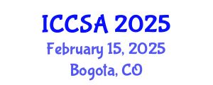 International Conference on Computer Science and Applications (ICCSA) February 15, 2025 - Bogota, Colombia
