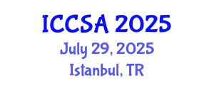 International Conference on Computer Science and Applications (ICCSA) July 29, 2025 - Istanbul, Turkey