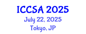 International Conference on Computer Science and Applications (ICCSA) July 22, 2025 - Tokyo, Japan