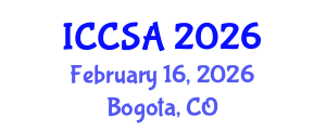 International Conference on Computer Science and Applications (ICCSA) February 16, 2026 - Bogota, Colombia International Conference on Computer Science and Applications (ICCSA) February 16, 2026 - Bogota, Colombia