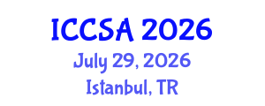 International Conference on Computer Science and Applications (ICCSA) July 29, 2026 - Istanbul, Turkey