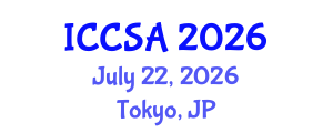 International Conference on Computer Science and Applications (ICCSA) July 22, 2026 - Tokyo, Japan