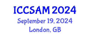 International Conference on Computer Science and Applied Mathematics (ICCSAM) September 19, 2024 - London, United Kingdom