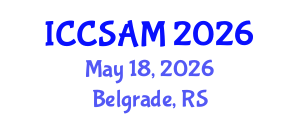 International Conference on Computer Science and Applied Mathematics (ICCSAM) May 18, 2026 - Belgrade, Serbia International Conference on Computer Science and Applied Mathematics (ICCSAM) May 18, 2026 - Belgrade, Serbia
