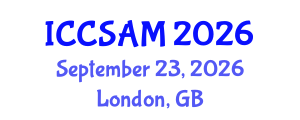 International Conference on Computer Science and Applied Mathematics (ICCSAM) September 23, 2026 - London, United Kingdom