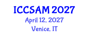 International Conference on Computer Science and Applied Mathematics (ICCSAM) April 12, 2027 - Venice, Italy International Conference on Computer Science and Applied Mathematics (ICCSAM) April 12, 2027 - Venice, Italy
