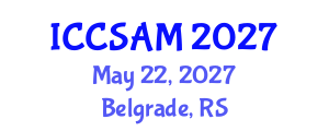International Conference on Computer Science and Applied Mathematics (ICCSAM) May 22, 2027 - Belgrade, Serbia International Conference on Computer Science and Applied Mathematics (ICCSAM) May 22, 2027 - Belgrade, Serbia