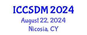 International Conference on Computer Science and Data Mining (ICCSDM) August 22, 2024 - Nicosia, Cyprus