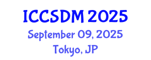 International Conference on Computer Science and Data Mining (ICCSDM) September 09, 2025 - Tokyo, Japan
