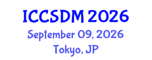 International Conference on Computer Science and Data Mining (ICCSDM) September 09, 2026 - Tokyo, Japan