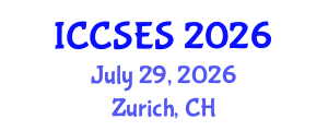 International Conference on Computer Science and Education Science (ICCSES) July 29, 2026 - Zurich, Switzerland