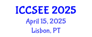International Conference on Computer Science and Electrical Engineering (ICCSEE) April 15, 2025 - Lisbon, Portugal