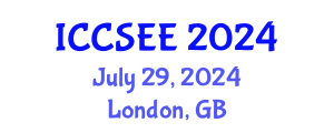 International Conference on Computer Science and Electronics Engineering (ICCSEE) July 29, 2024 - London, United Kingdom