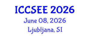 International Conference on Computer Science and Electronics Engineering (ICCSEE) June 08, 2026 - Ljubljana, Slovenia International Conference on Computer Science and Electronics Engineering (ICCSEE) June 08, 2026 - Ljubljana, Slovenia